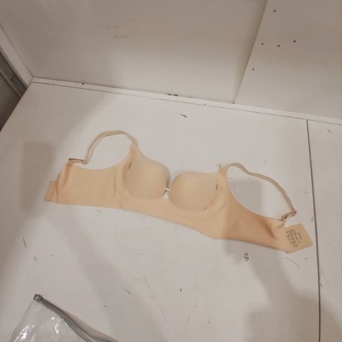 WOMEN'S SEAMLESS PUSH-UP BRA WITH CONTOUR CUPS - 36B, LARGE - BEIGE NUDE image 3