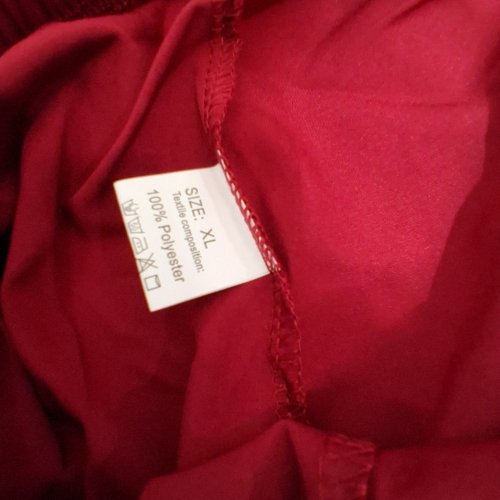 2PC UNISEX SCRUB SET -EXTRA LARGE - RED image 2