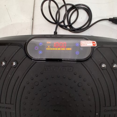 TAEVNO BLUETOOTH VIBRATION PLATE EXERCISE MACHINE - 450LB CAPACITY - BLACK image 2