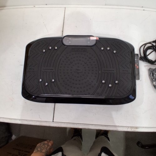TAEVNO BLUETOOTH VIBRATION PLATE EXERCISE MACHINE - 450LB CAPACITY - BLACK image 3