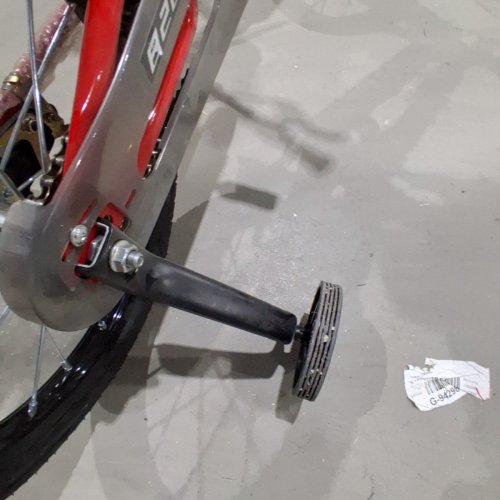 CHILDREN'S BICYCLE WITH TRAINING WHEELS - 16" - RED image 4
