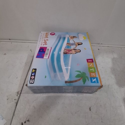INTEX INFLATABLE SWIM CENTER FAMILY POOL - 103" X 69" X 22" - BLUE (MODEL: 56483NP) image 5