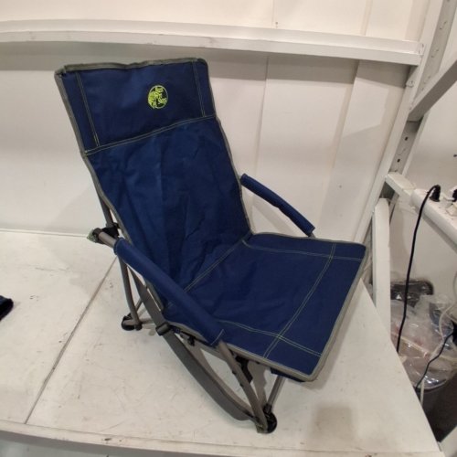 BPS LOUNGER FOLDING HUNTING CHAIR - 225LBS - BLUE - (MODEL: FC-05554) image 2