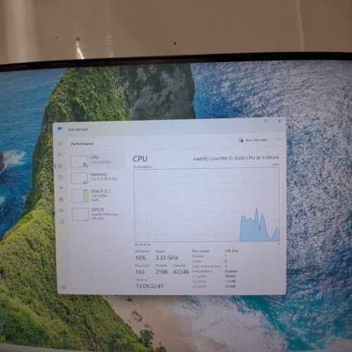 H HP ELITEDESK 800 G4 SMALL FORM FACTOR PC - INTEL HEXA CORE I5-8500 3.0GHZ | 16GB RAM | 256GB SSD | UHD GRAPHICS 630-4 K SUPPORT | WINDOWS 11 PRO - BLACK - (MODEL:TPC-F111-SF) image 4