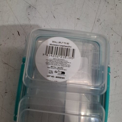 SISTEMA SPLIT STORAGE CONTAINER - 11.8 OZ - TEAL image 4
