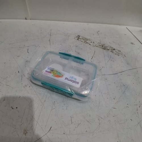 SISTEMA SPLIT STORAGE CONTAINER - 11.8 OZ - TEAL image 5