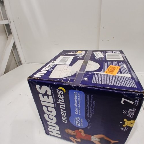 36PK HUGGIES OVERNITES NIGHT TIME DISPOSABLE DIAPERS, SIZE 7 - WINNIE THE POOH image 3