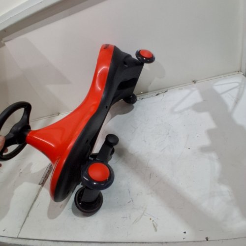 KID'S HURTLE RIDE-ON SWING CAR - AGES 2+ - RED/BLACK (MODEL: HUSWC27RD) image 3