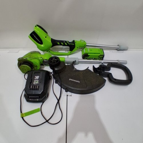 GREENWORKS 13" ELECTRIC CORDED STRING TRIMMER - GREEN (MODEL:STF305) image 3