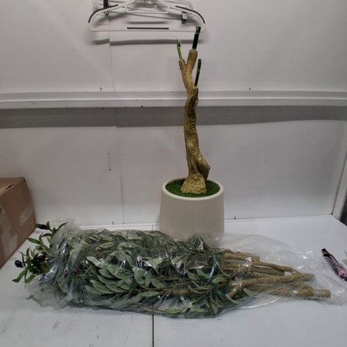 REALEAD FAUX OLIVE TREE - 6FT image 2