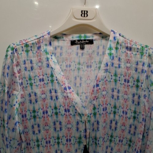 WOMEN'S BARILOCHE BUTTON-UP SHIRT - SMALL / MEDIUM - 38 - MULTICOLOUR (STYLE : ACRA) image 4
