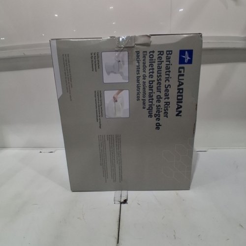 MEDLINE GUARDIAN BARIATRIC SEAT RISER - 4" - WHITE (MODEL: G4-300BRX1) image 4