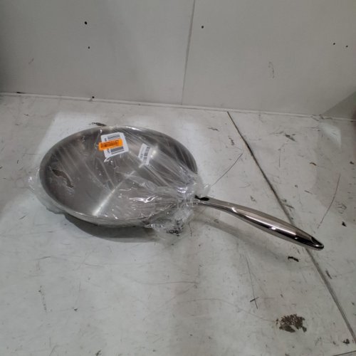 MEYER STAINLESS STEEL INDUCTION COOKTOP COMPATIBLE FRYING PAN - 12" - SILVER image 4