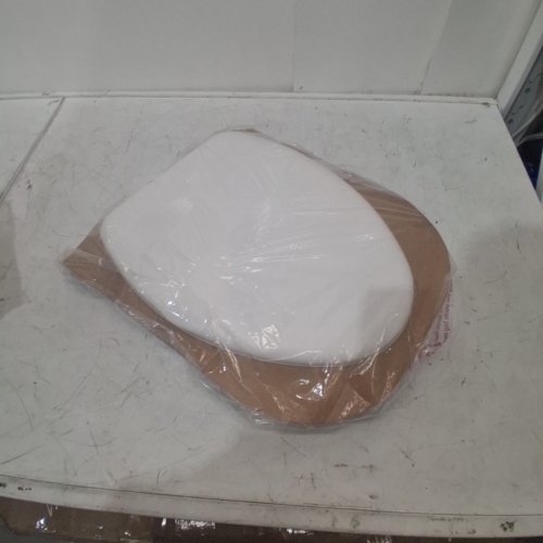 MAYFAIR PADDED TOILET SEAT WITH CHROME HINGES - ELONGATED - WHITE (MODEL: 1815CP) image 5