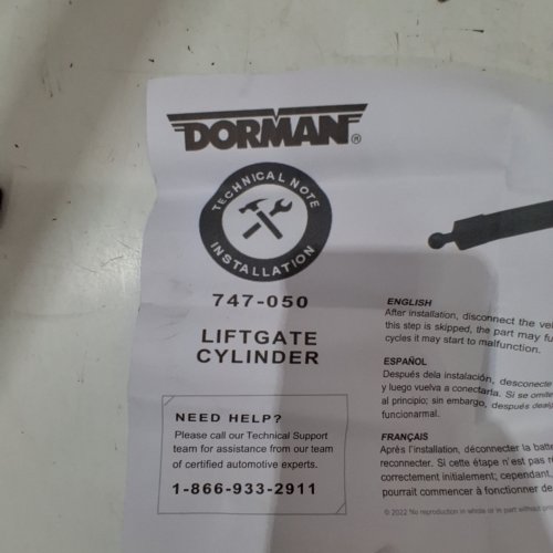 DORMAN DRIVER'S SIDE TRUNK LID PULL DOWN MOTOR FOR 2014 TO 2019 TOYOTA HIGHLANDER MODELS - BLACK (MODEL: 747-050) image 2
