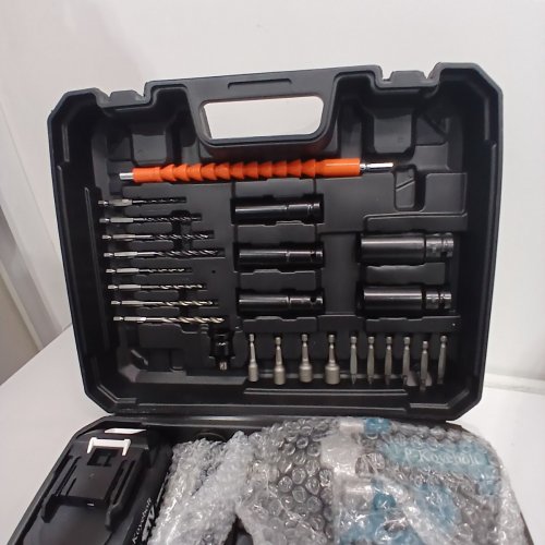 P-KOYEBOLT CORDLESS HIGH TORQUE IMPACT WRENCH KIT WITH 1 BATTERY- 21 V, 2300 RPM - TEAL AND BLACK image 3
