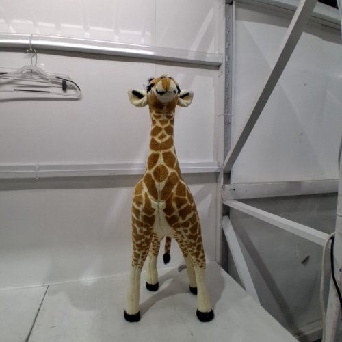 MELISSA & DOUG LIFELIKE PLUSH STANDING BABY GIRAFFE STUFFED ANIMAL - 3FT - (MODEL: JG25135) image 2