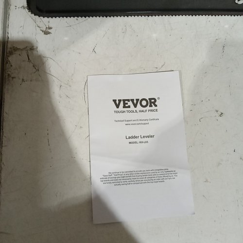 VEVOR LADDER LEVLER - 380LB CAPACITY - BLACK - (MODEL: ‎KH-L03) image 3