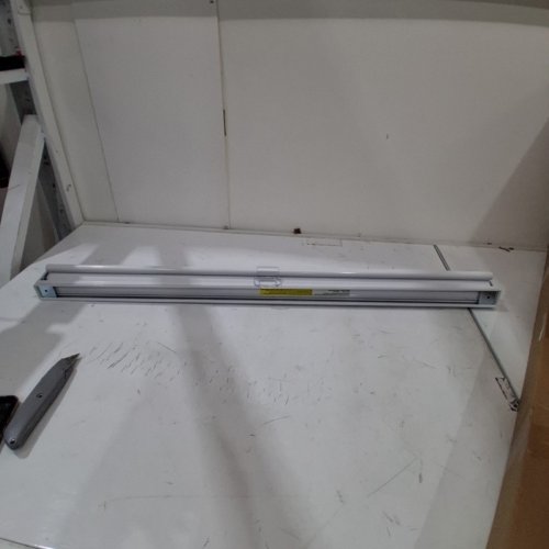 BLACKOUT CORDLESS ROLLER SHADES FOR WINDOW - 34" X 72" - WHITE (MODEL: WSJL) image 2