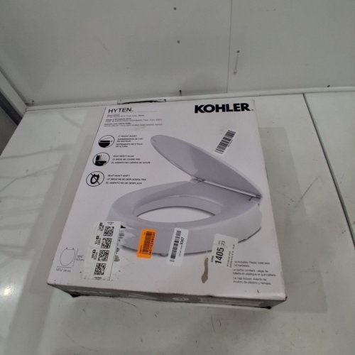 KOHLER HYTEN ELEVATED QUIET-CLOSE ROUND TOILET SEAT - WHITE (MODEL: 25876-0) image 5