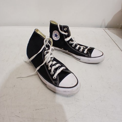 UNISEX CONVERSE HIGH-TOP SNEAKERS - MEN'S 9 / WOMEN'S 11 - BLACK (MODEL: M9160C) image 5