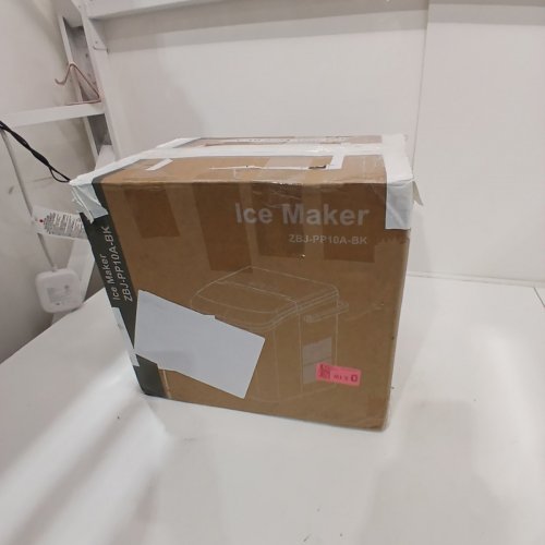 COUNTERTOP ICE MAKER WITH HANDLE AND SCOOP - 26LB - BLACK (MODEL: WBJ-10A) image 4