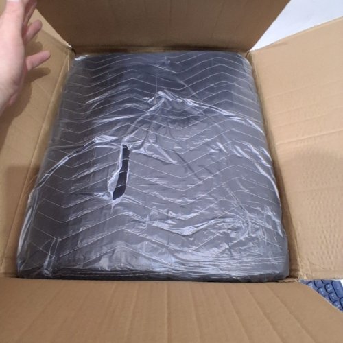 GROMMETED SOUND DAMPENING BLANKET - 96"X 80" - BLACK (MODEL: YB066) image 2