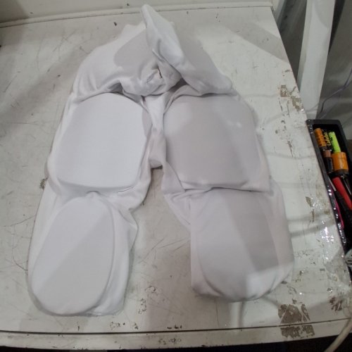 MEN'S RUSSELL ATHLETIC INTEGRATED PADDED FOOTBALL PANTS - MEDIUM - WHITE (STYLE: F25PFM) image 4