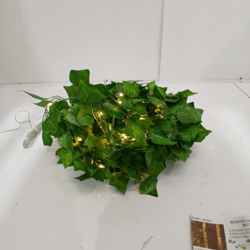 KASZOO ARTIFICIAL USB POWERED IVY FAIRY LIGHTS - 6.5FT X 6.5FT - GREEN (MODEL: USTXCLD) image 4