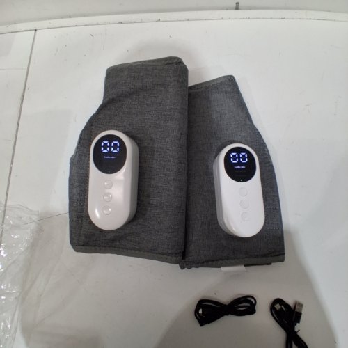 2PK LEG MASSAGERS WITH WARMING SETTING - GREY image 2