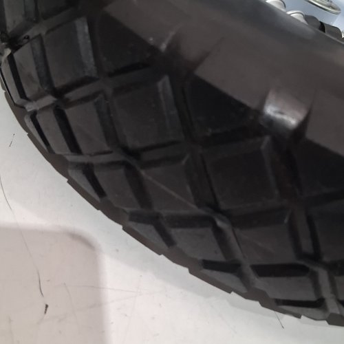 2PK WHEELBARROW TIRE - 16" X 4.80/4.00-8 - BLACK/WHITE image 3