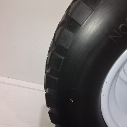 2PK WHEELBARROW TIRE - 16" X 4.80/4.00-8 - BLACK/WHITE image 7