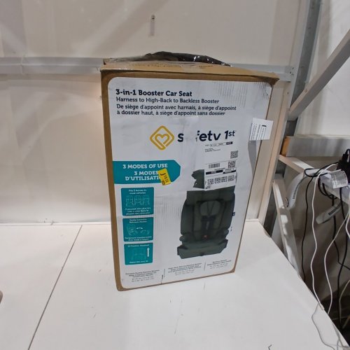 SAFETY 1ST 3-IN-1 HARNESS BOOSTER CAR SEAT - 100LB MAX - MINERAL GREEN - (MODEL: 22276CMIG) image 5