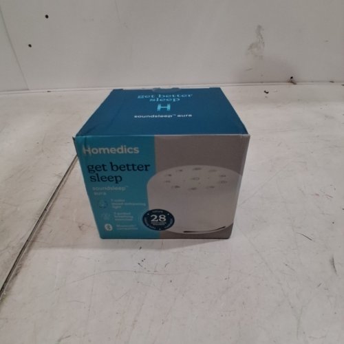 HOMEDICS SOUND SLEEP AURA SOUND MACHINE WITH BLUETOOTH CONNECTION - WHITE (MODEL: SS-2700-CA) image 2