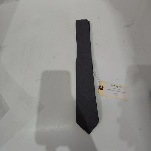 THOM BROWNE SUPER 120FTS TWILL CLASSIC TIE - MEDIUM GREY (MODEL: MNL001A-00626-035) image 3