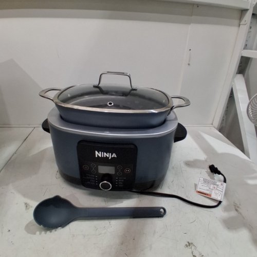 NINJA FOODI POSSIBLECOOKER PRO 8-IN-1 MULTI-COOKER - 8.5QT CAPACITY - SEA SALT GREY (MODEL: MC1001C) image 3