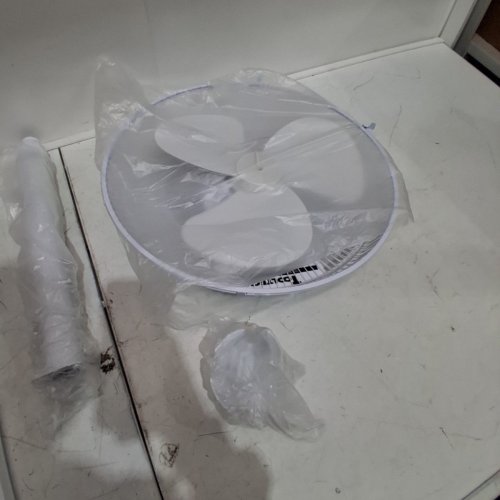 TOOLTECH 3-SPEED OSCILLATING PEDESTAL FAN - 16" - WHITE (MODEL: 100077) image 4