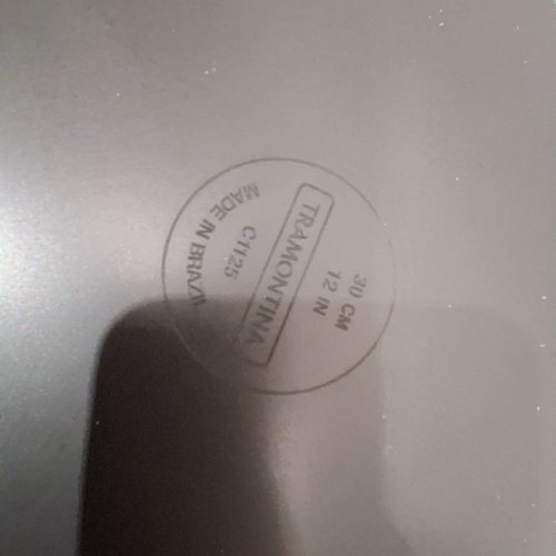 TRAMONTINA CARBON STEEL LARGE FRYING PAN WITH SILICONE GRIP - 12" - BLACK (MODEL: 80111/002DS) image 3