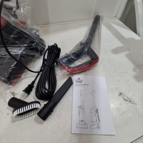 BISSELL CLEANVIEW COMPACT UPRIGHT VACUUM - RED AND BLACK (MODEL: 3508B) image 5