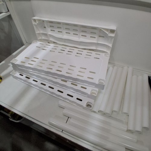 4-TIER STORAGE SHELF FOR GARAGE, BASEMENT, UTILITY SHED OR WORKSHOP - 29" X 14" - WHITE image 2