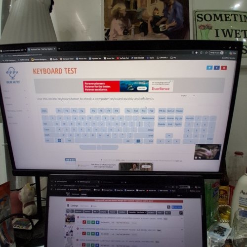 LOGITECH WIRELESS KEYBOARD AND MOUSE COMBO - 2.4 GHZ WIRELESS - BLACK (MODEL: MK270) image 2