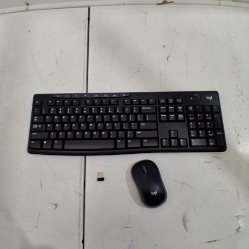 LOGITECH WIRELESS KEYBOARD AND MOUSE COMBO - 2.4 GHZ WIRELESS - BLACK (MODEL: MK270) image 3