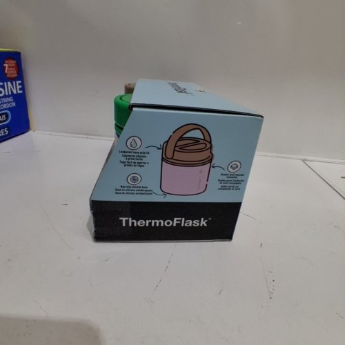 2PK THERMOFLASK INSULATED FOOD JARS - 20OZ - GREEN/TAN & BROWN/PINK (MODEL: 1759351) image 3