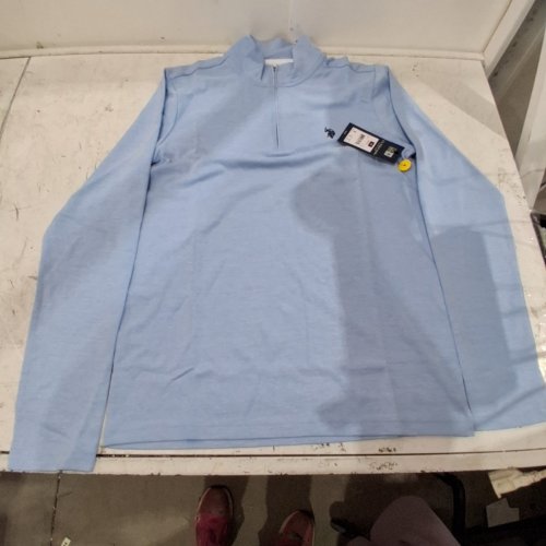 U.S. POLO ASSN. QUARTER-ZIP PULLOVER - SMALL - LIGHT BLUE (STYLE: 11-Q0065) image 2