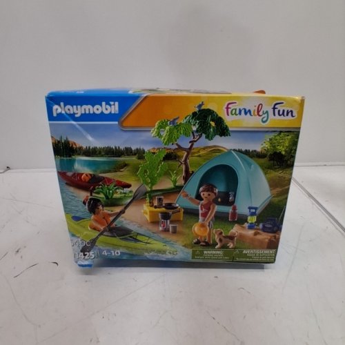 54PC PLAYMOBIL CAMPING WITH KAYAKS SET - (MODEL:71425) image 4