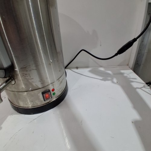 DUAL WALL STAINLESS STEEL LARGE 100-CUP COFFEE URN COMMERCIAL COFFEE MAKER WITH EASY POUR DISPENSER - 4.2GAL, 1300W (MODEL: ML-16C2-C) image 2