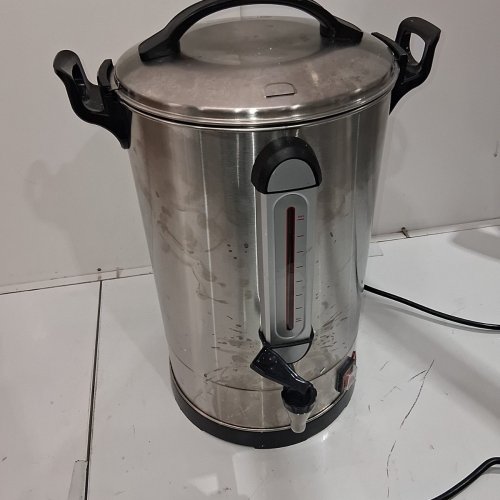 DUAL WALL STAINLESS STEEL LARGE 100-CUP COFFEE URN COMMERCIAL COFFEE MAKER WITH EASY POUR DISPENSER - 4.2GAL, 1300W (MODEL: ML-16C2-C) image 4