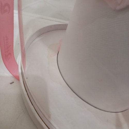 DAKUN ROUND PRESERVED ROSE DISPLAY CASE - PINK image 5