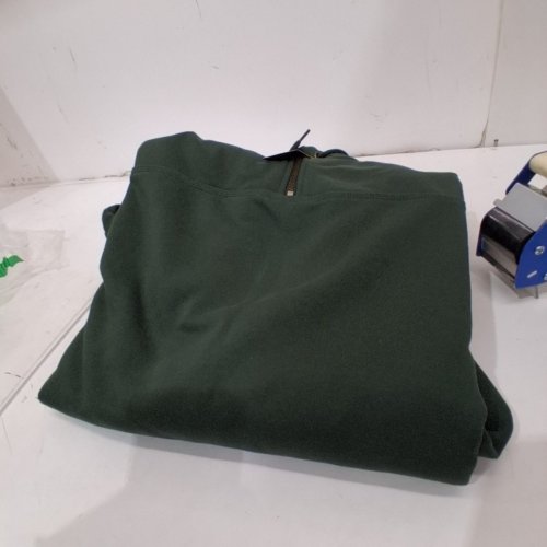 MEN'S CARHARTT RAIN DEFENDER LOOSE FIT HEAVYWEIGHT QUARTER ZIP SWEATSHIRT - EXTRA LARGE TALL - DARK GREEN (MODEL:TS0617-M) image 2
