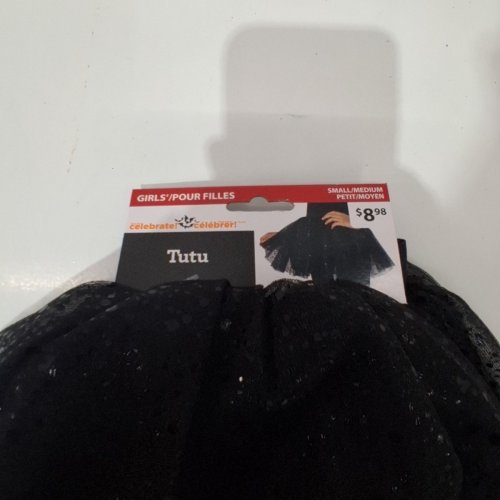 GIRL'S WAY TO CELEBRATE! SEQUIN TUTU - SMALL/MEDIUM - BLACK image 3